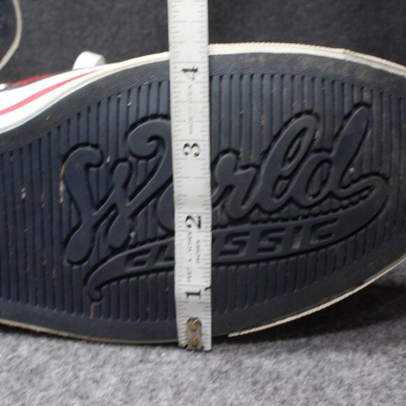 Gap Mens World Class High Top Sneakers, Royal Red Maroon Clay, Men's Size 11.5 - Picture 13 of 15